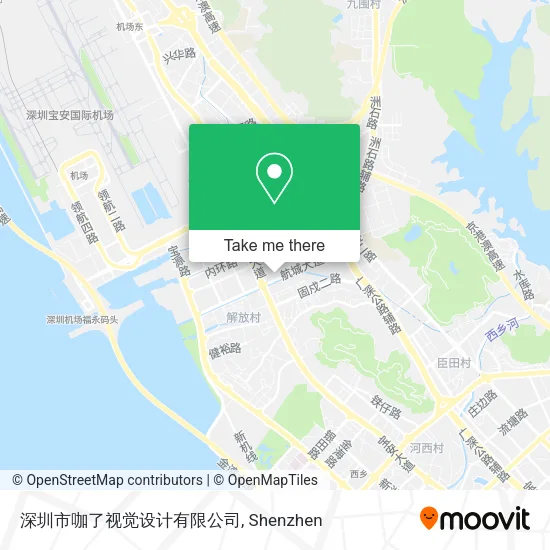 深圳市咖了视觉设计有限公司 map