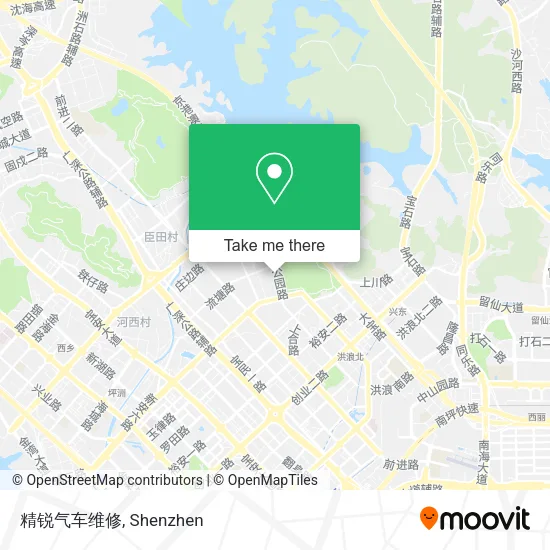 精锐气车维修 map