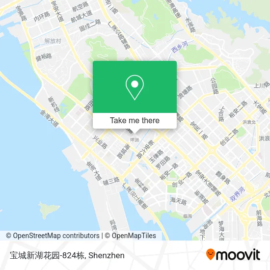 宝城新湖花园-824栋 map