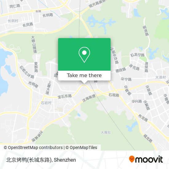 北京烤鸭(长城东路) map