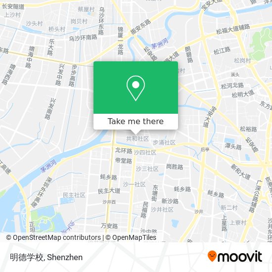明德学校 map