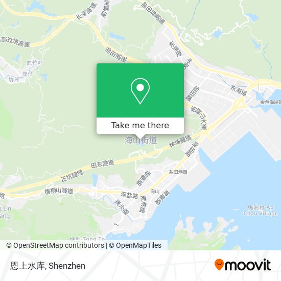 恩上水库 map