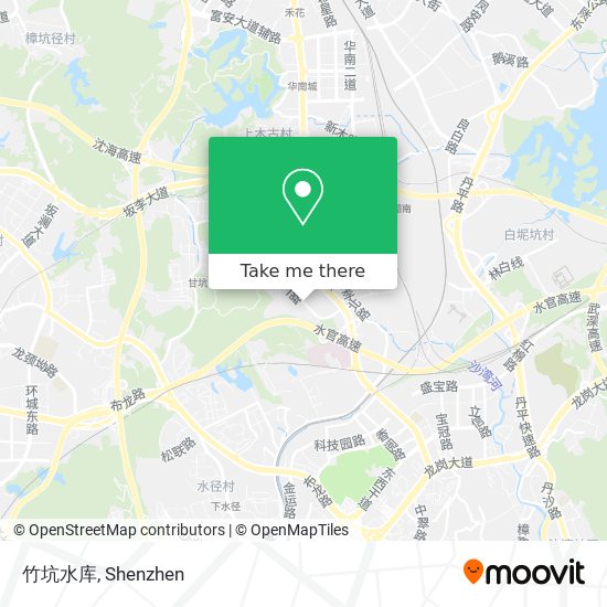 竹坑水库 map
