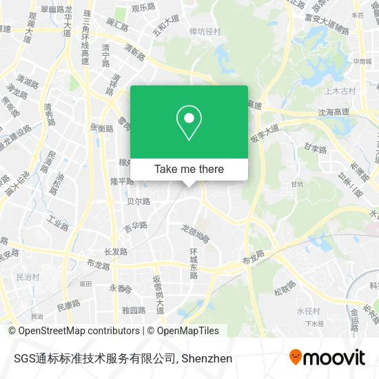 SGS通标标准技术服务有限公司 map