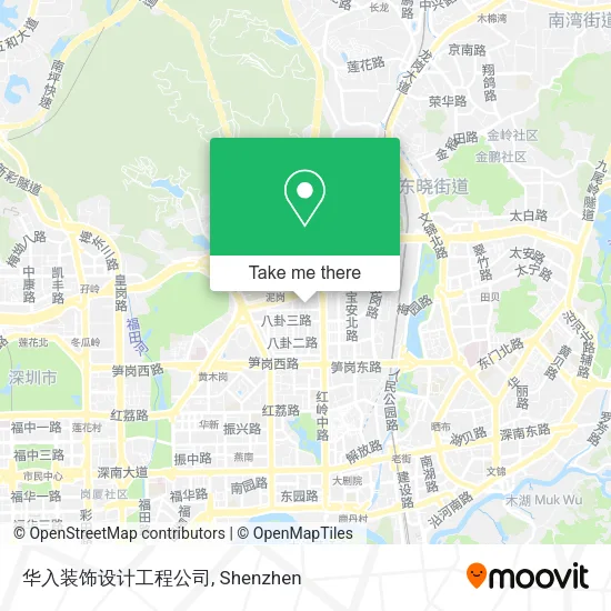 华入装饰设计工程公司 map