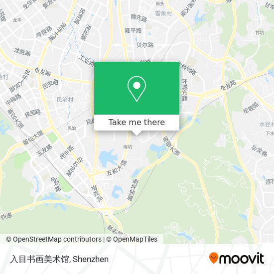 入目书画美术馆 map
