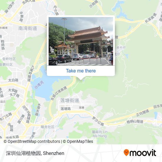 深圳仙湖植物园 map