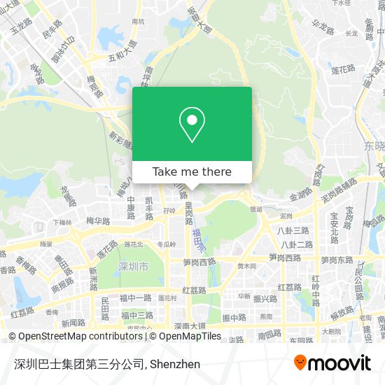 深圳巴士集团第三分公司 map