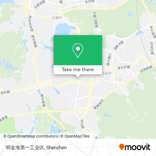 明金海第一工业区 map