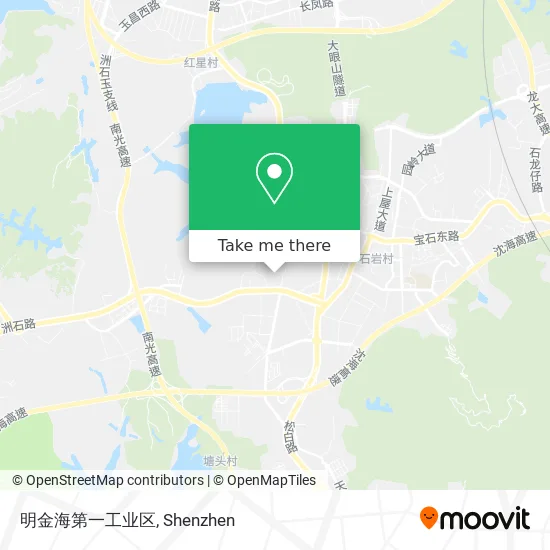 明金海第一工业区 map