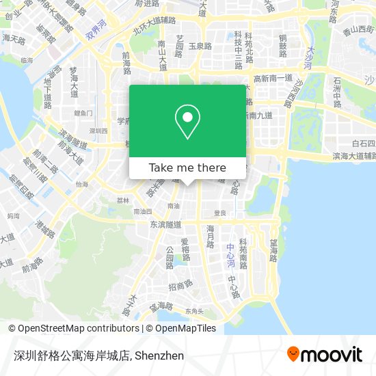 深圳舒格公寓海岸城店 map
