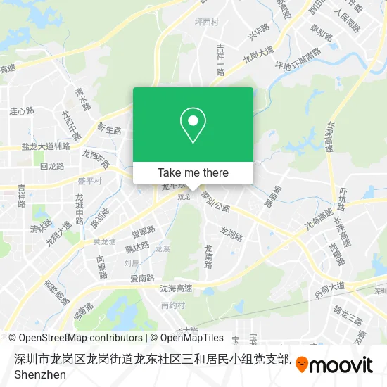 深圳市龙岗区龙岗街道龙东社区三和居民小组党支部 map