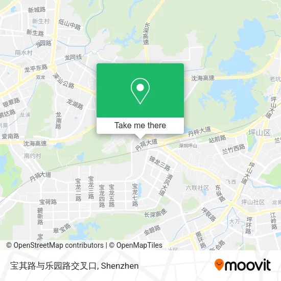 宝其路与乐园路交叉口 map