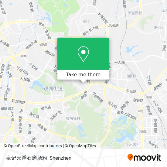 泉记云浮石磨肠粉 map