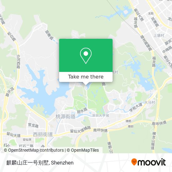 麒麟山庄一号别墅 map