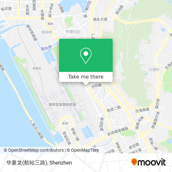 华夏龙(航站三路) map