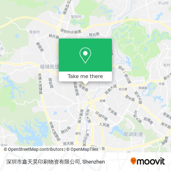 深圳市鑫天昊印刷物资有限公司 map