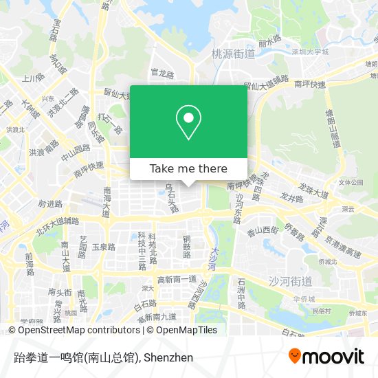 跆拳道一鸣馆(南山总馆) map