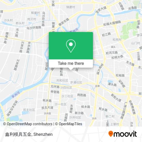 鑫利模具五金 map