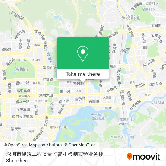 深圳市建筑工程质量监督和检测实验业务楼 map