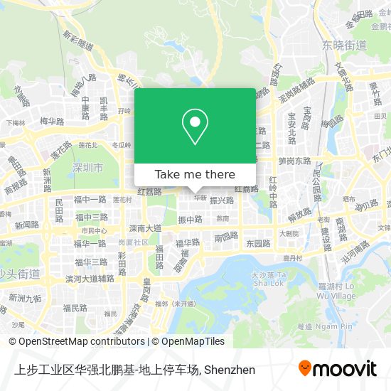上步工业区华强北鹏基-地上停车场 map