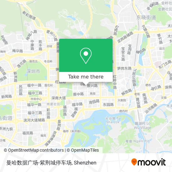 曼哈数据广场-紫荆城停车场 map