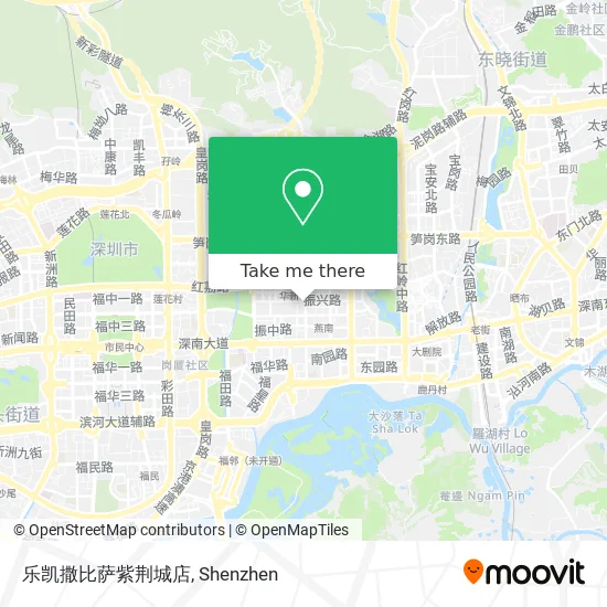 乐凯撒比萨紫荆城店 map