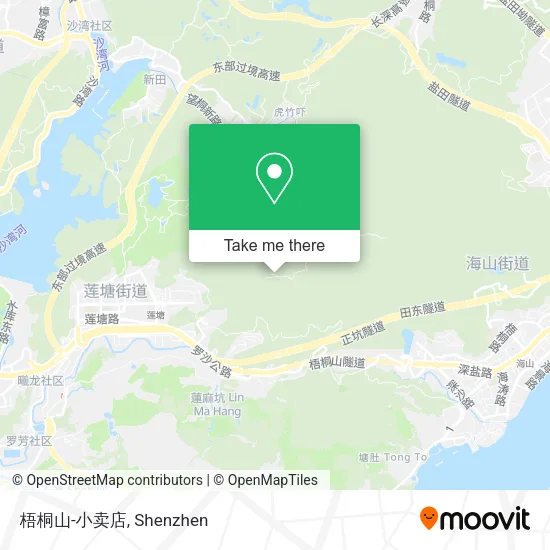 梧桐山-小卖店 map