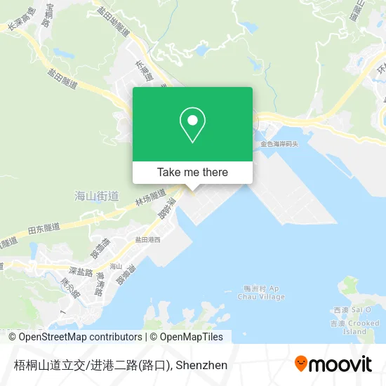 梧桐山道立交/进港二路(路口) map