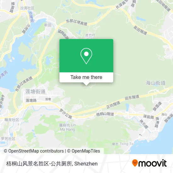 梧桐山风景名胜区-公共厕所 map