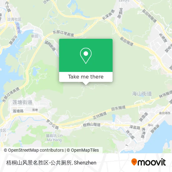梧桐山风景名胜区-公共厕所 map
