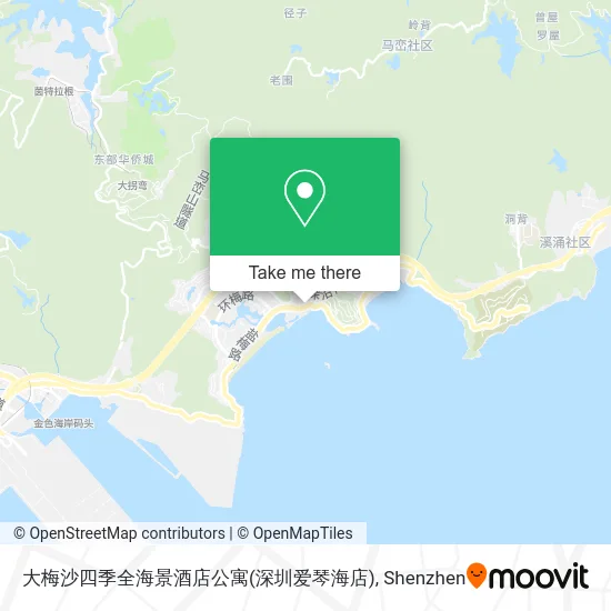 大梅沙四季全海景酒店公寓(深圳爱琴海店) map