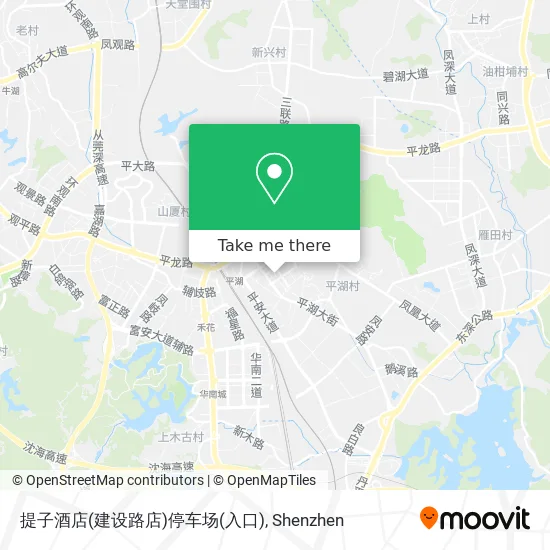 提子酒店(建设路店)停车场(入口) map