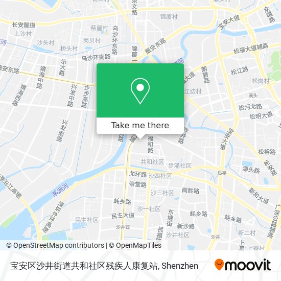 宝安区沙井街道共和社区残疾人康复站 map