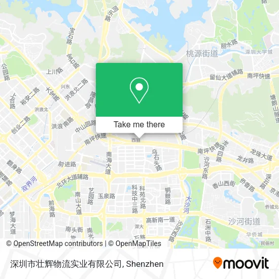 深圳市壮辉物流实业有限公司 map
