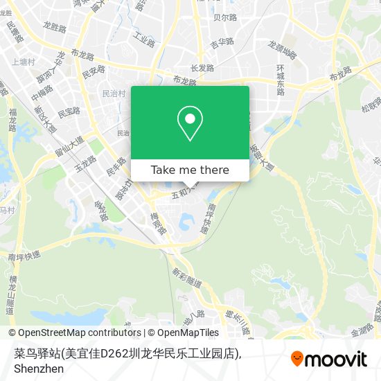 菜鸟驿站(美宜佳D262圳龙华民乐工业园店) map