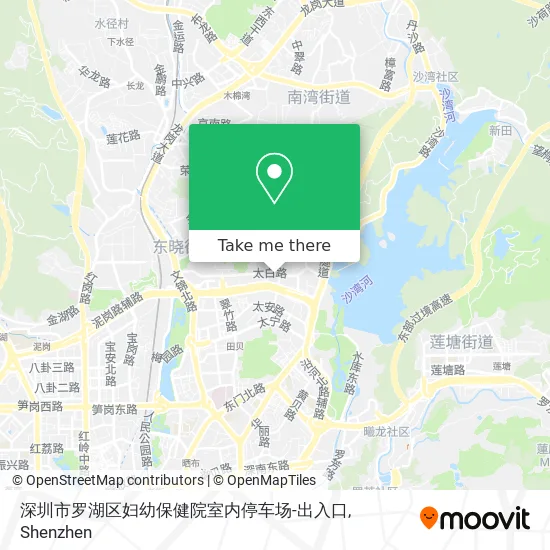深圳市罗湖区妇幼保健院室内停车场-出入口 map