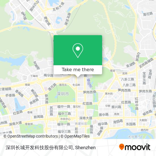 深圳长城开发科技股份有限公司 map