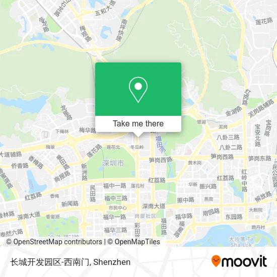 长城开发园区-西南门 map