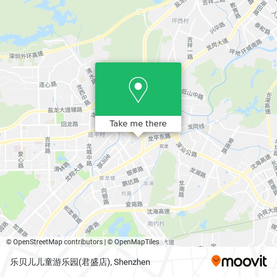 乐贝儿儿童游乐园(君盛店) map