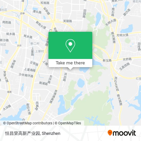 恒昌荣高新产业园 map