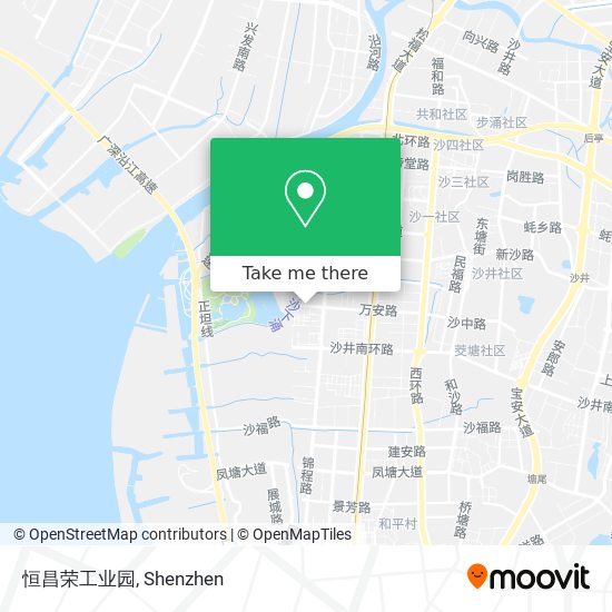 恒昌荣工业园 map