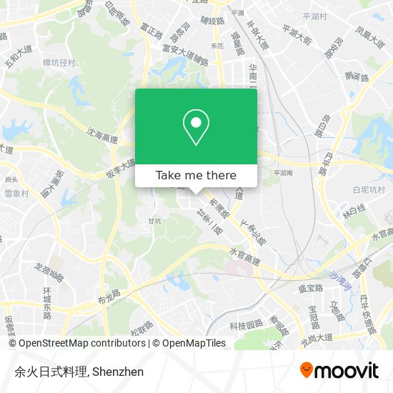 余火日式料理 map