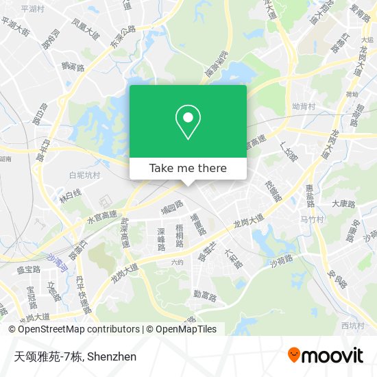 天颂雅苑-7栋 map