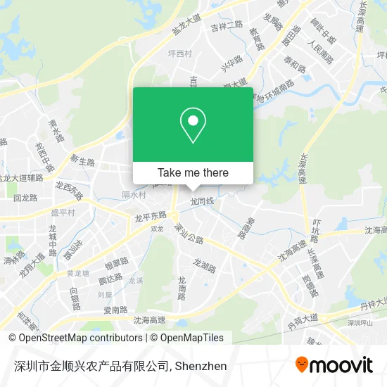 深圳市金顺兴农产品有限公司 map