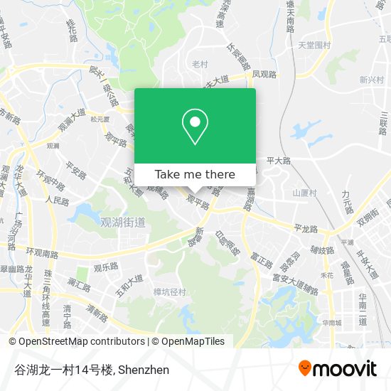 谷湖龙一村14号楼 map