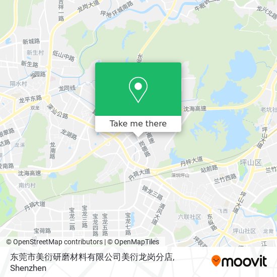 东莞市美衍研磨材料有限公司美衍龙岗分店 map