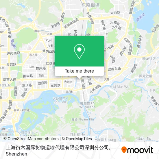 上海衍六国际货物运输代理有限公司深圳分公司 map