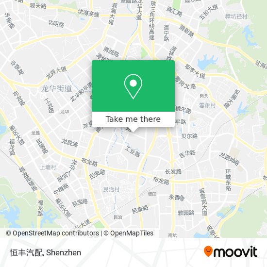 恒丰汽配 map