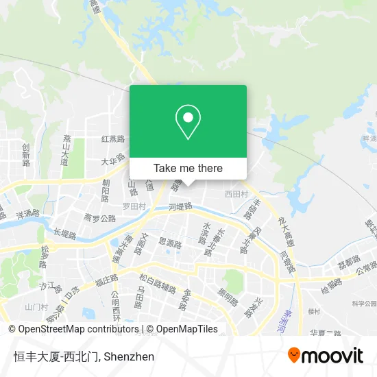 恒丰大厦-西北门 map